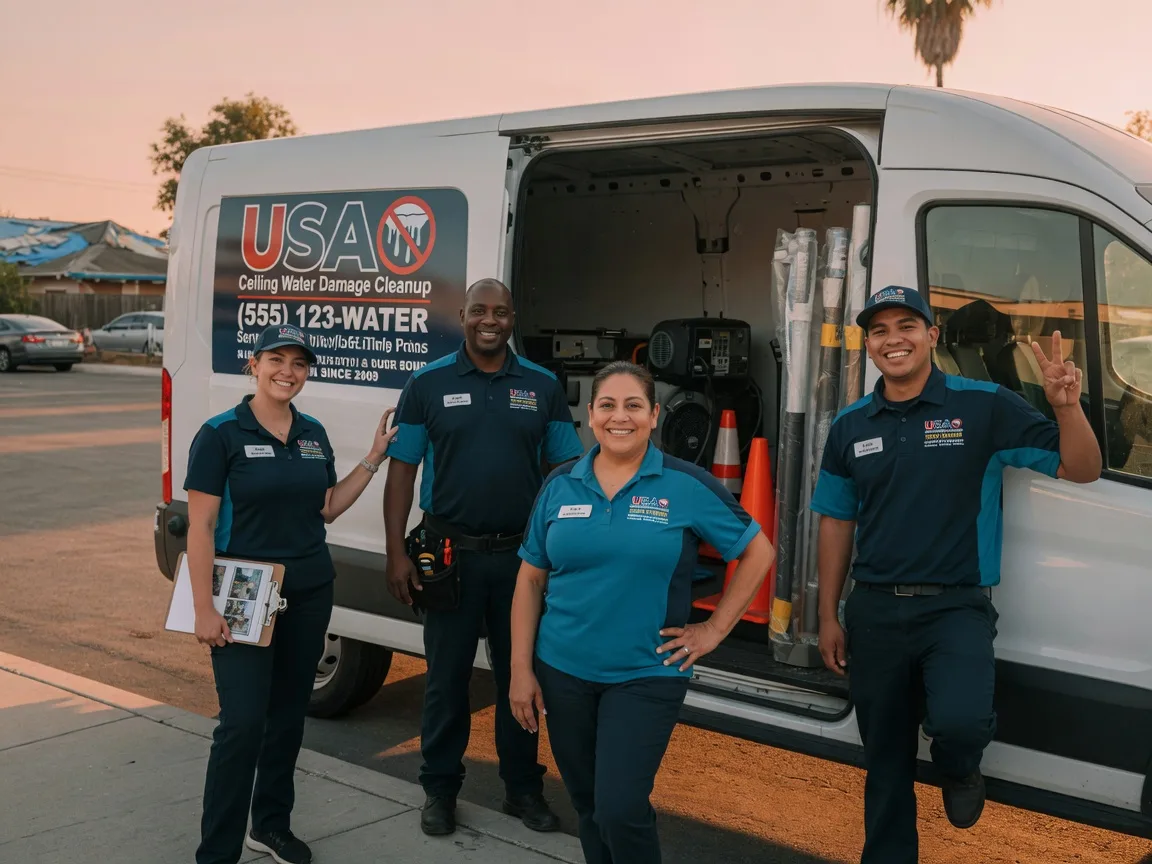Ceiling Water Damage Restoration company in Chester, VA